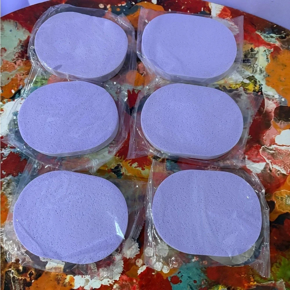 Purple Makeup Sponge Set